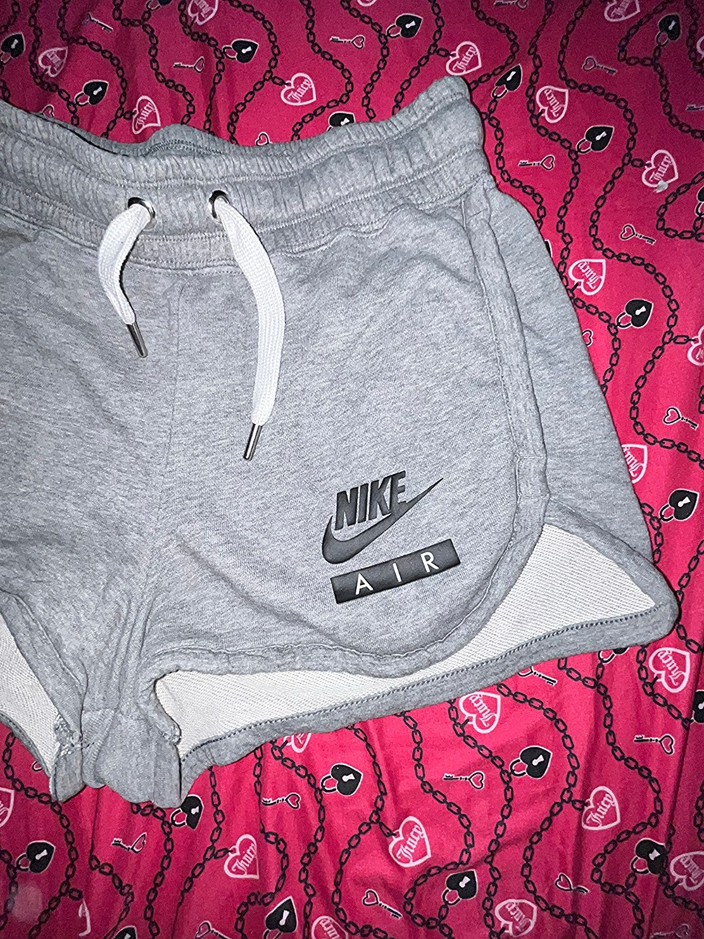 Nike Air Gray Women’s Athletic Shorts - Picture 2 of 6